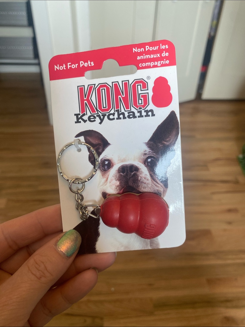 Kong Red Keychain — Miniature Kong Toy Accessory